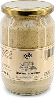 KoRo | Mosterd medium heet zonder suiker 680 ml