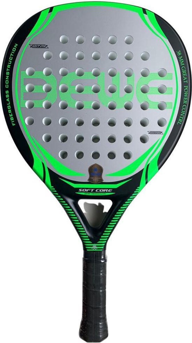MOLIO - Padel racket - Full carbon - Groen/Grijs