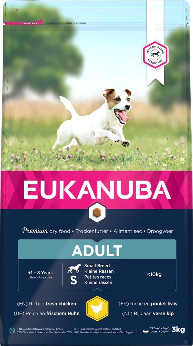 Eukanuba Dog Adult - Small - Kip - Hondenvoer - 3 kg