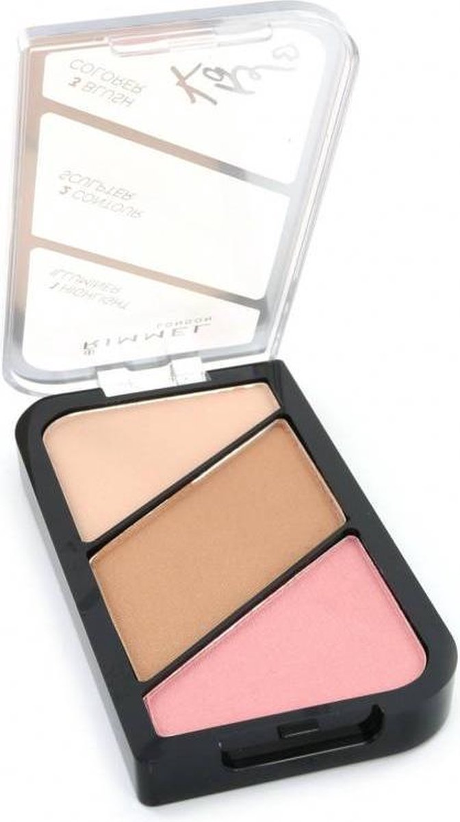 Rimmel Trio Sculpting Palette - 001 Golden Sands