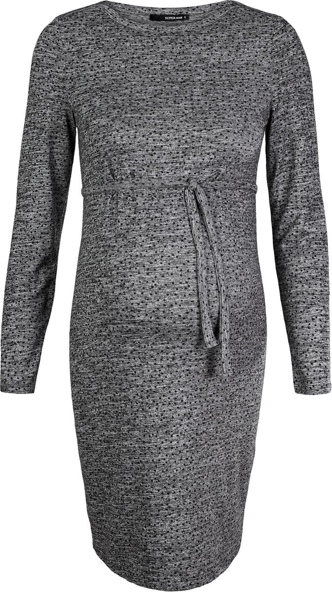 Supermom Jurk Dotted Zwangerschap Maat M