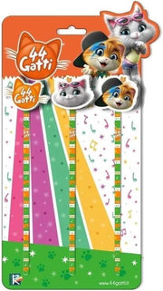 44 Gatti Cats potlodenset - groen/oranje/wit 4-delig