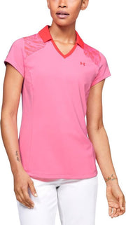 UA Zinger Blocked Polo-Lipstick / Beta / Beta maat: L    dames > golf kleding > tops > polo