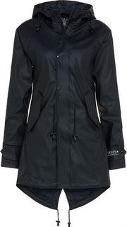 Donkerblauwe dames regenjas / parka HafenCity® van BMS M