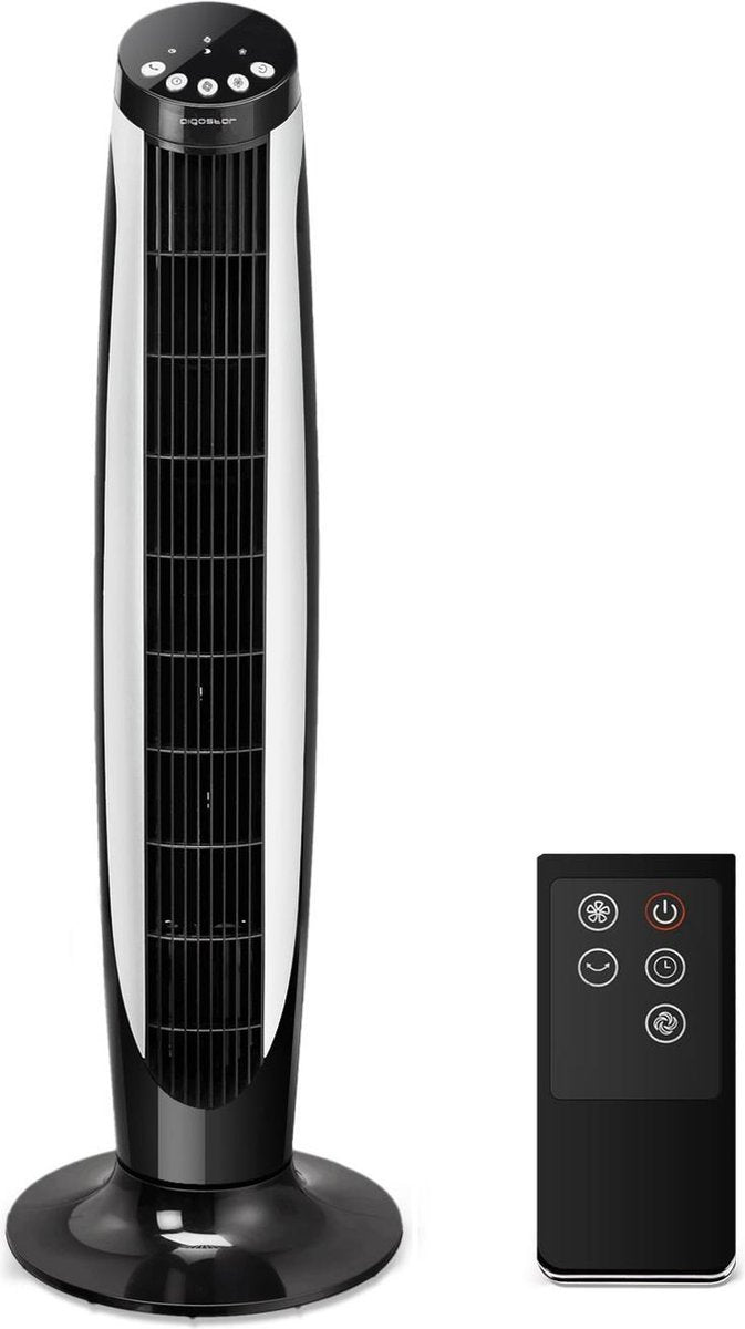 Aigostar Eiffel 33JTT - Torenventilator met afstandsbediening - Zwart