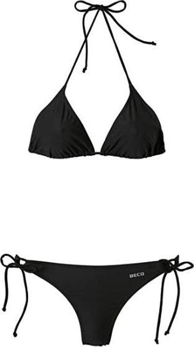 Beco Triangelbikini Dames Polyamide/elastaan Zwart Mt 38