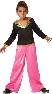 dressforfun - Disco dancer 128 (7-8y)  - verkleedkleding kostuum halloween verkleden feestkleding carnavalskleding carnaval feestkledij partykleding - 302383