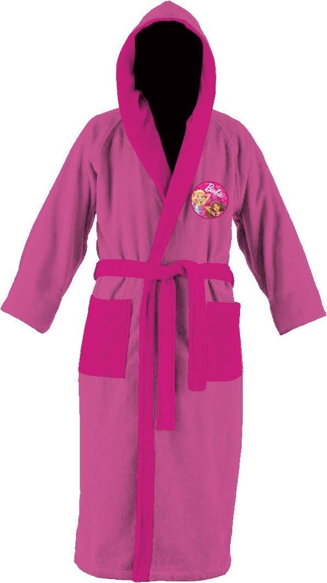 Barbie Badjas Meisjes Katoen Roze Maat 98/104