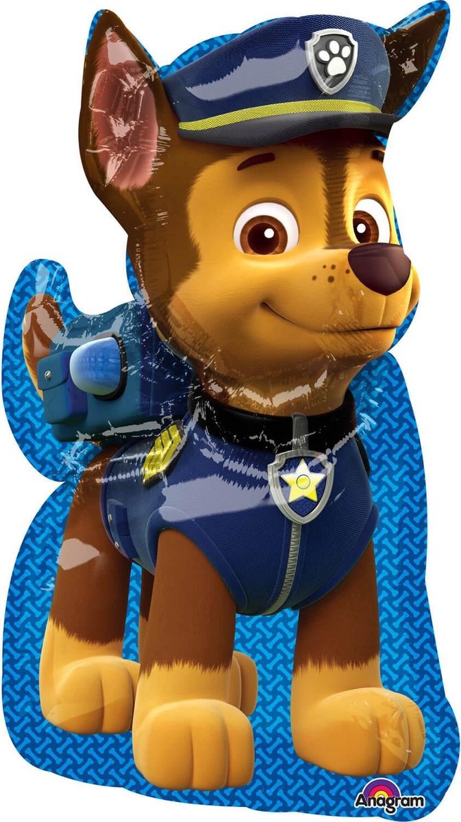 Paw Patrol Folie Ballon Chase XL 78x58cm