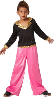 dressforfun - Disco dancer 104 (3-4y)  - verkleedkleding kostuum halloween verkleden feestkleding carnavalskleding carnaval feestkledij partykleding - 302381