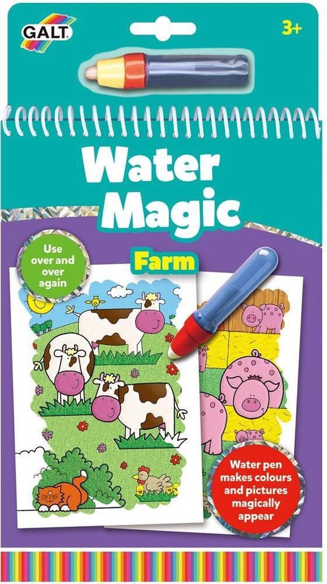 Galt Waterkleurboek Water Magic - Boerderij