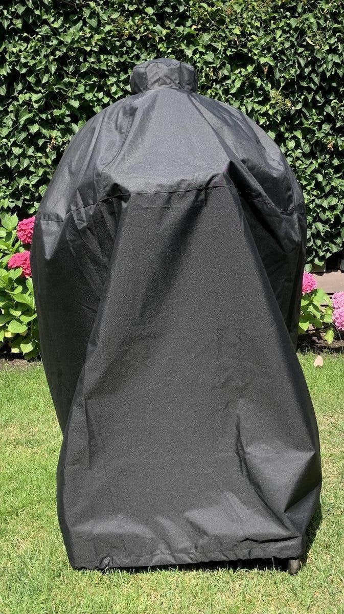 Kamado BBQ Large beschermhoes cover tot 25" inch  - hoes zwart groot - o.a. Big Green Egg