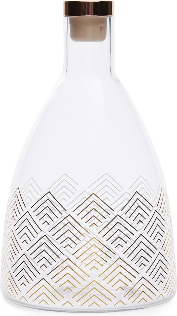 Riviera Maison The Greenhouse Hotel Bottle - Drinkfles - Glas - Transparent