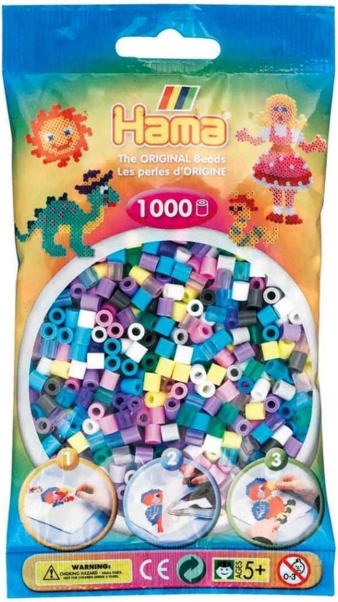 Strijkkralen Hama 1000 Stuks Assorti 4