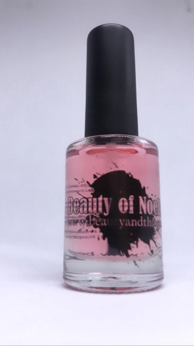Nagelriemolie flesje 10ML Framboos revitaliserend - Nagelriem verzorgingsolie - Nagel Riem Cuticle Revitalizer oil - Gel nagels - Acryl nagels - Nep nagels - Pedicure - Manicure - BeautyofNoelle©
