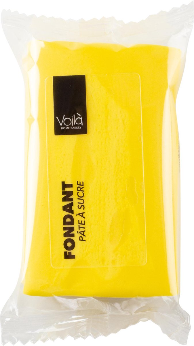 Voila Home Bakery | Rolfondant | Geel - 150 gram per pakje