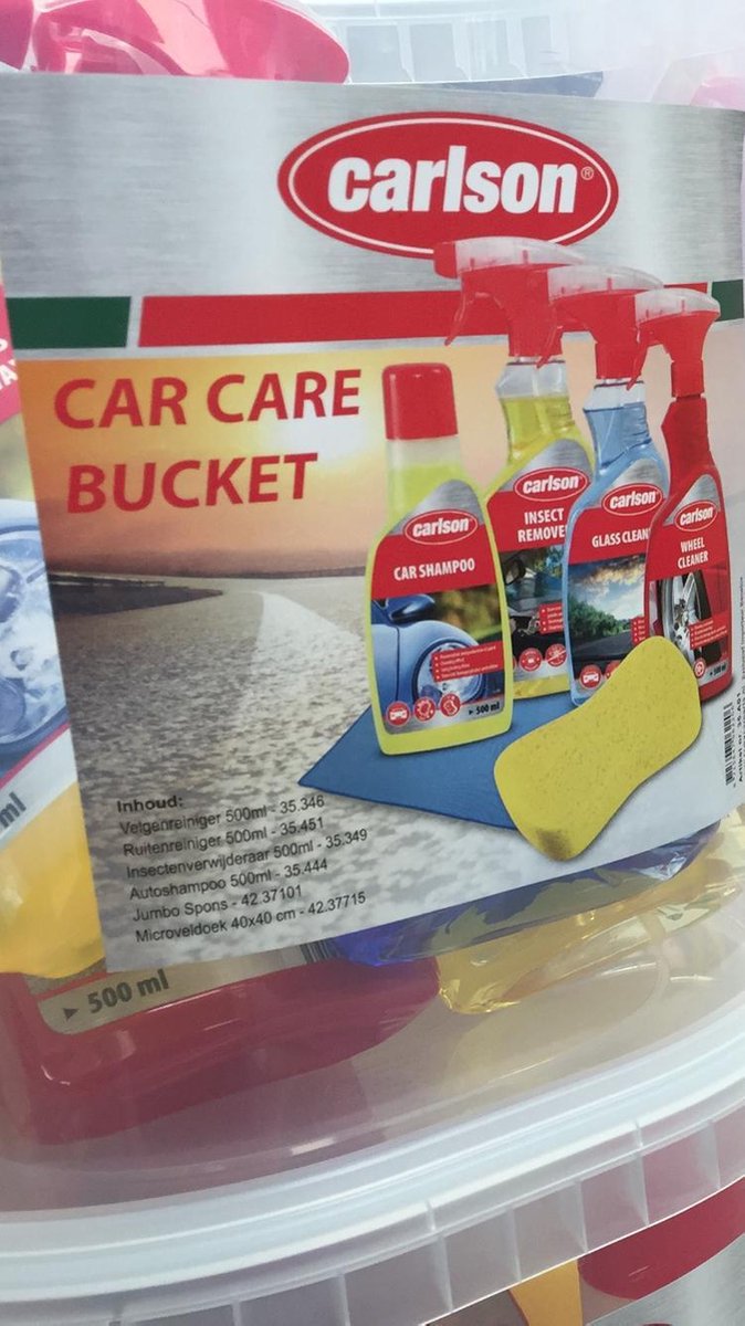 Carlson Care Bucket Auto Compleet Gevulde Poetsemmer - Glansbewerking