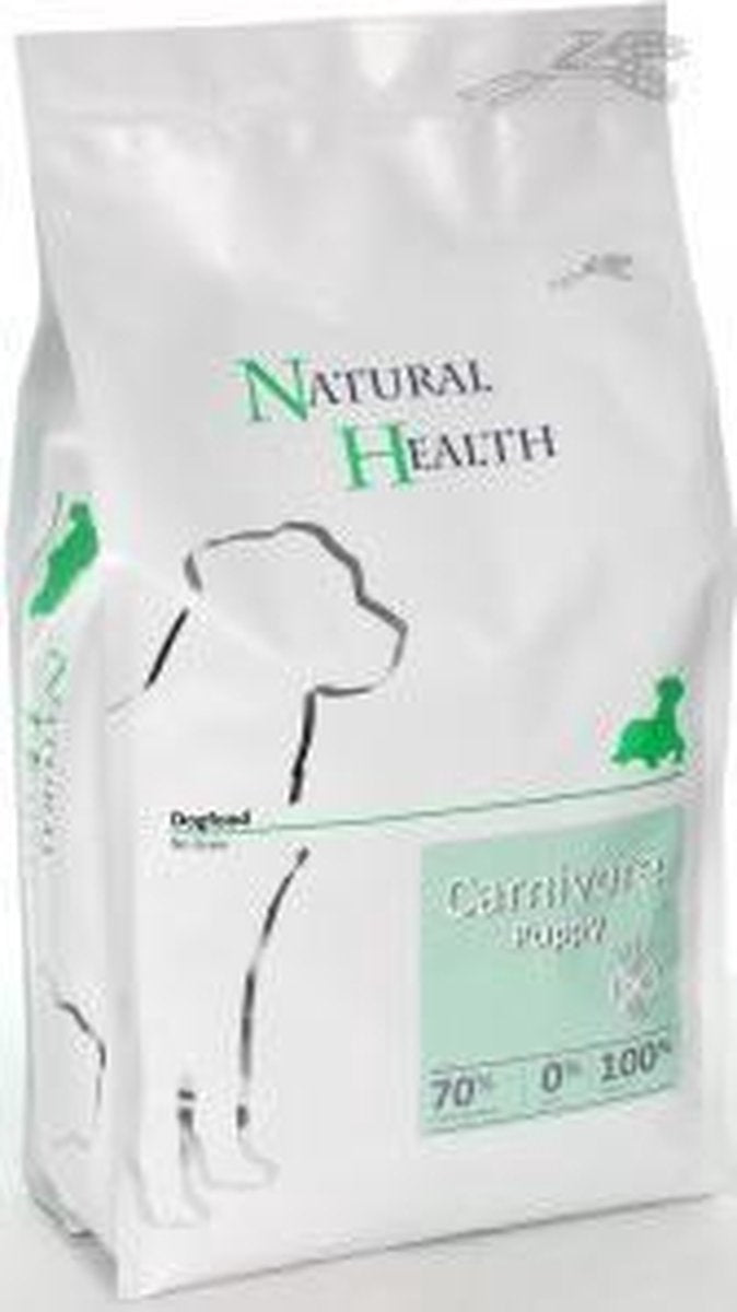 Natural Health Droogvoer Hondenvoeding Natural Health Dog Carnivore Puppy graanvrij - premium