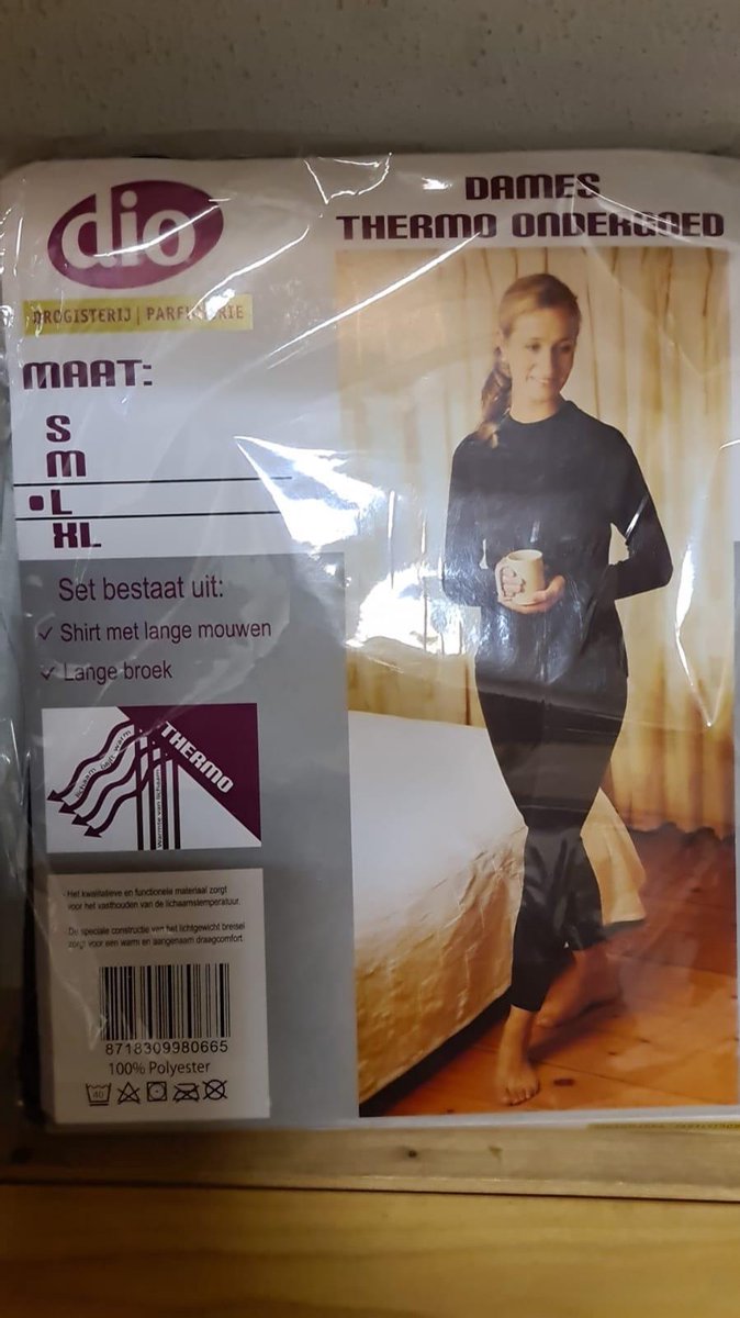 BodyBeautyFashion - Thermo ondergoed - dames - L