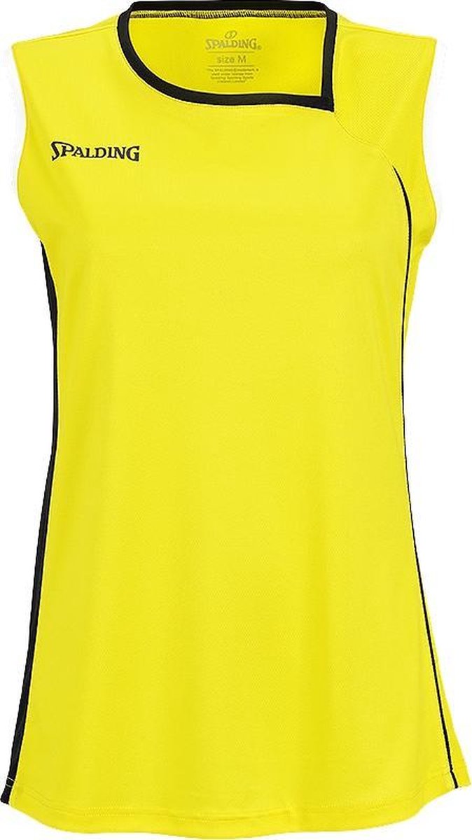 Spalding 4Her II Tank Top Geel-Zwart-Wit Maat S