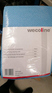 Wecoline Bacterieremmende reinigingsdoek blauw 25 st