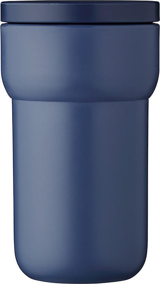 Mepal Reisbeker Ellipse 275 ml - houdt je drankje 30 minuten warm - Nordic denim - koffiebeker to go - lekdicht - travel mug