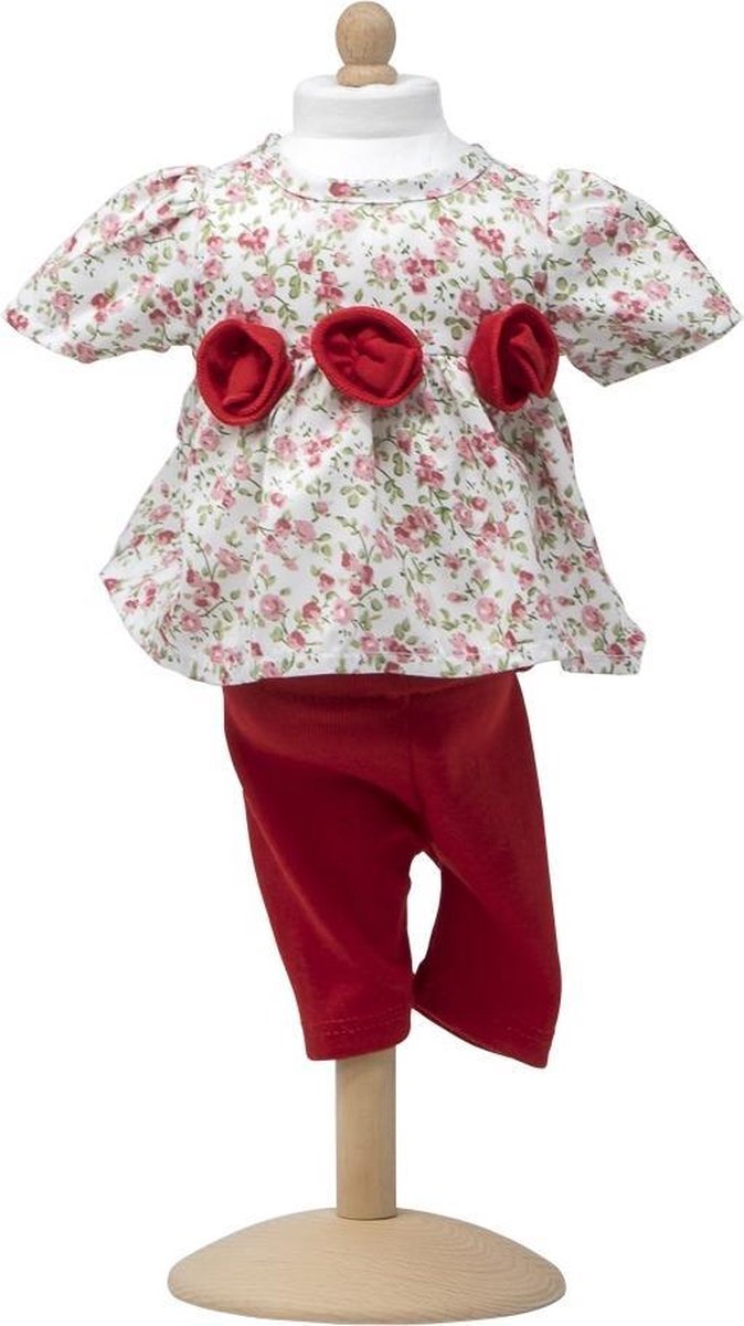 Mini Mommy Bloemenjurk Rozen Rood 47-53 Cm
