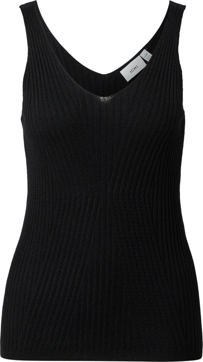 Ichi gebreide top Zwart-L (Xl)