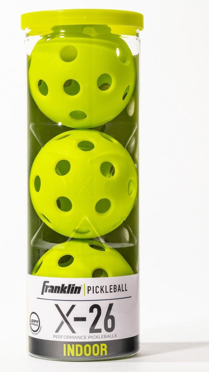 Franklin Pickleball X-26 bal - 3stuks optic yellow