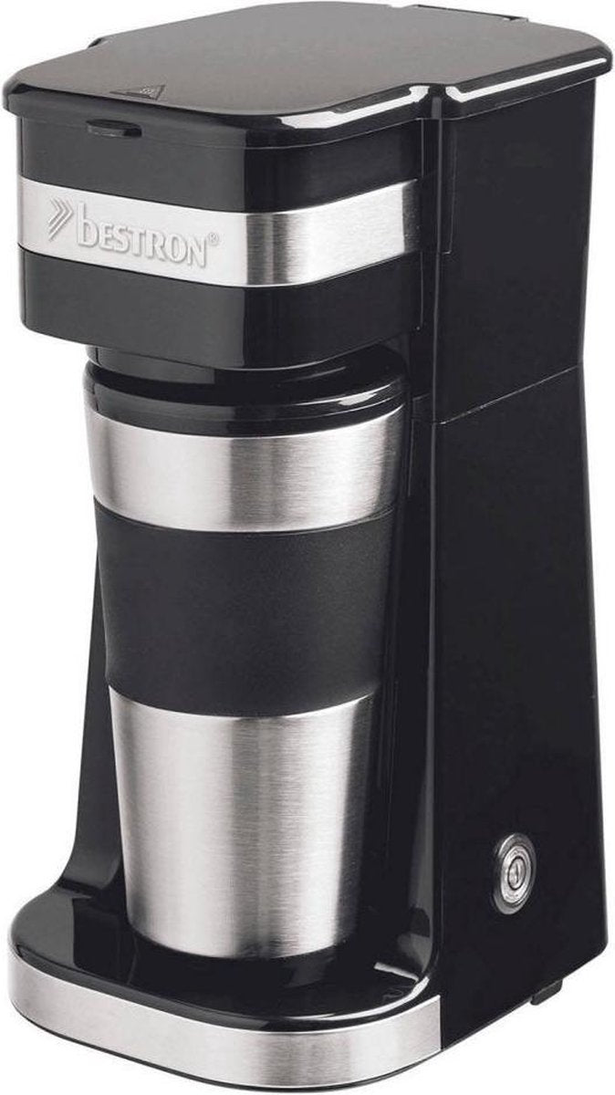 Bestron Koffiezetapparaat 420 Ml 750w Rvs Zwart 2-delig