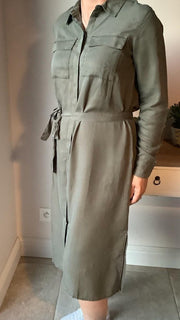 Object - objmani l/s dress green