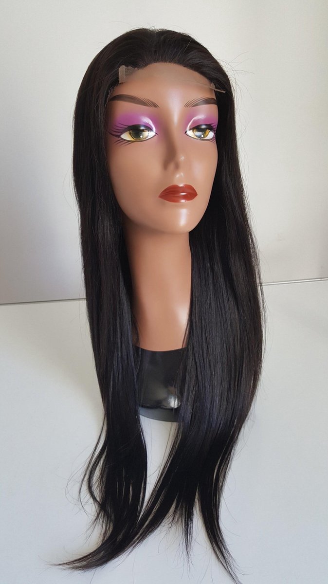 Braziliaanse  remy haren pruik 24 inch (60