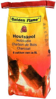 GOLDEN FLAME HOUTSKOOL 8 ZAKKEN VAN 8 LITER