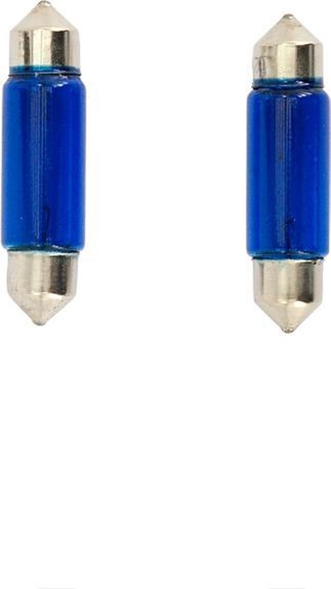 AutoStyle Festoon Lampen 10W/12V 11x39mm Blauw (Coated)