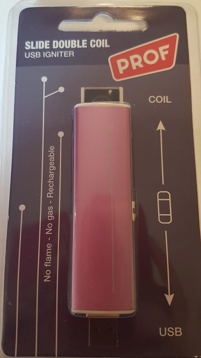 usb aansteker roze