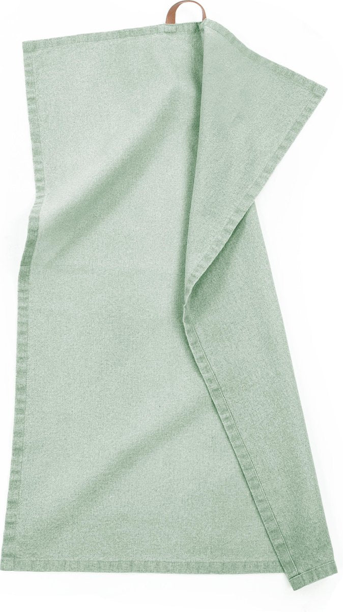 Tiseco Myrna Theedoek – Katoen – Set 3 stuks – 50x70cm – Groen