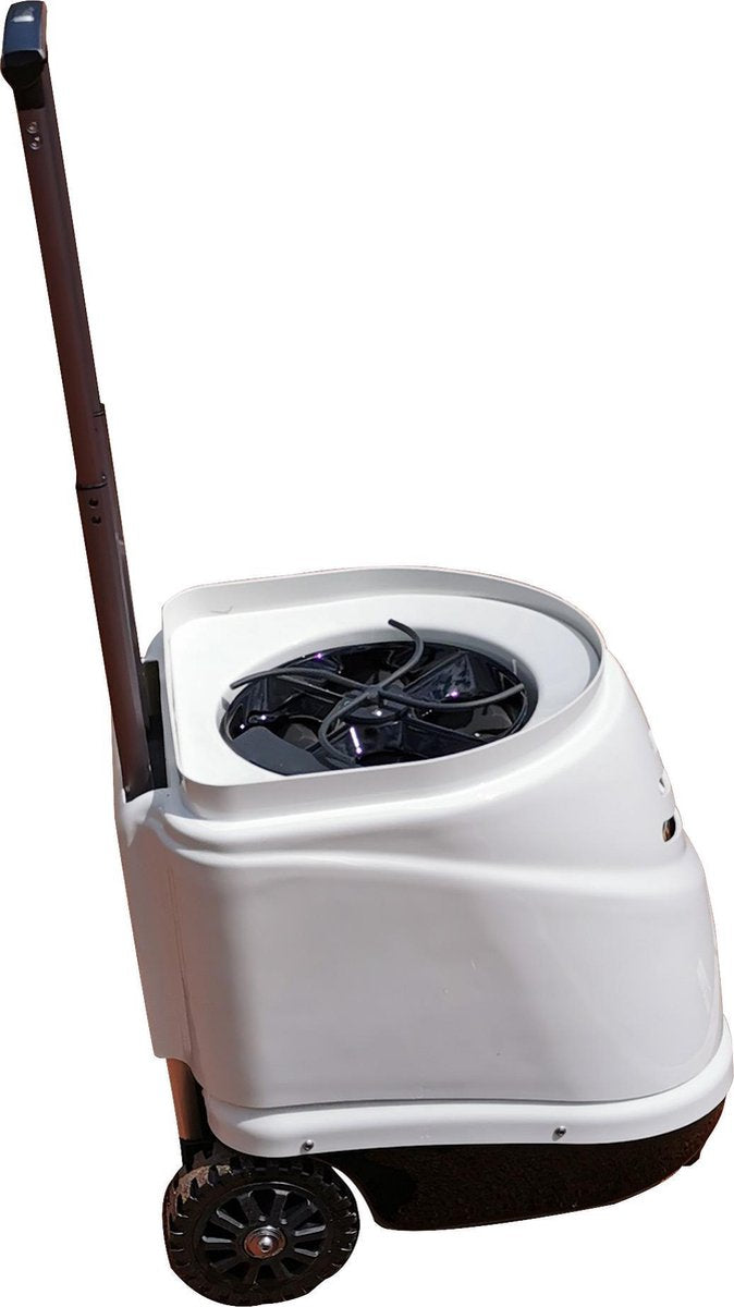 Racketclub Powershot Tennismash 2 - Tennis Ballenmachine te bedienen via mobiele telefoon met Externe Accu - Perfect voor privé gebruik en geven van tennis lessen - Licht ballenkanon met veel mogelijkheden