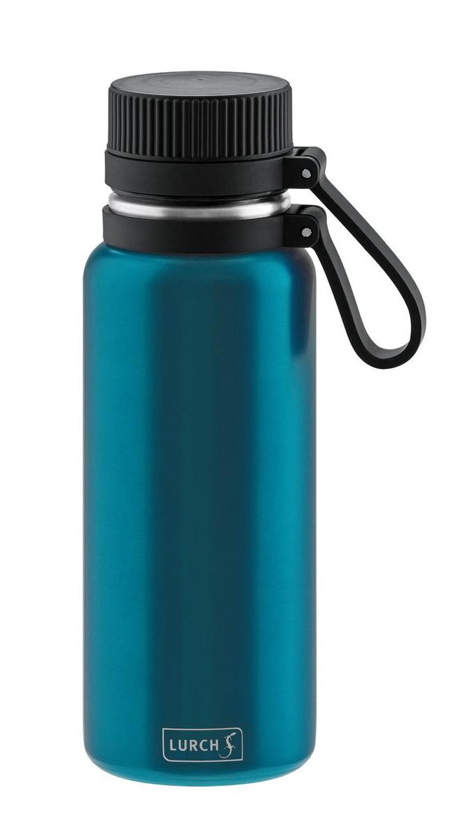 Lurch Outdoor Dubbelwandige thermosfles uit rvs - Blauw - 500ml