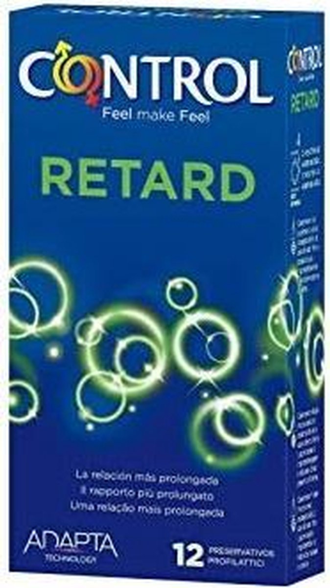 Non Stop Retard Control 12 Condoms Nominal Length 54mm