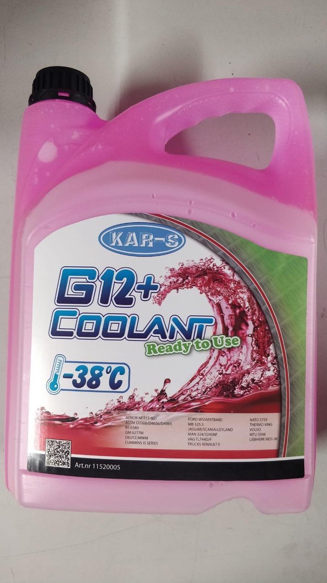 G12 + COOLANT KOELVLOEISTOF -38