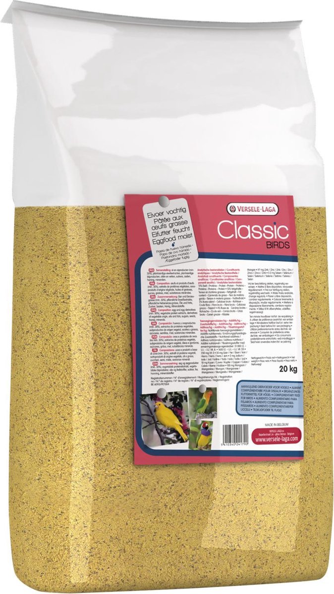 Versele-Laga Classic Eivoer Vochtig 20 kg