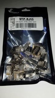 TeleBeni Voordeelpak 25 X Afgeschermde UTP netwerk connector RJ45 krimpconnector