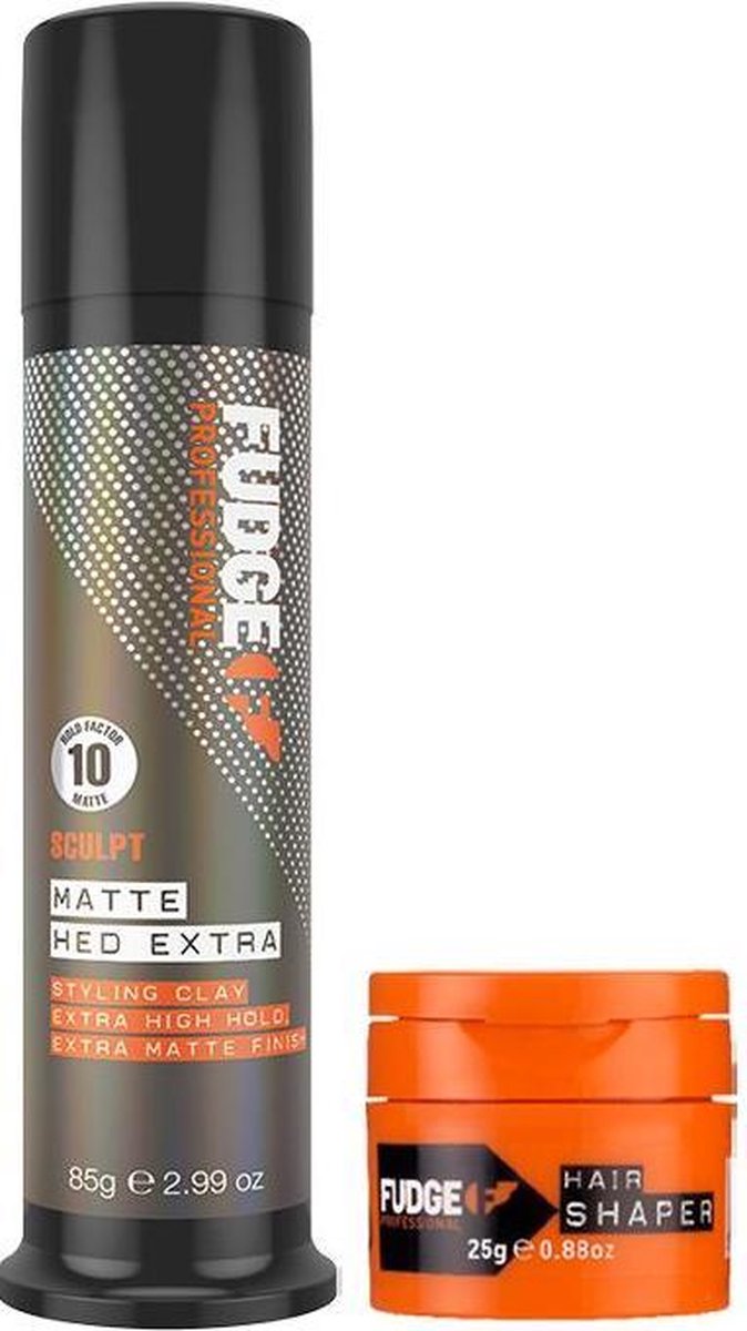 Fudge Professional - Matte Hed Extra 85ml & Shaper - Haar wax - 25ml