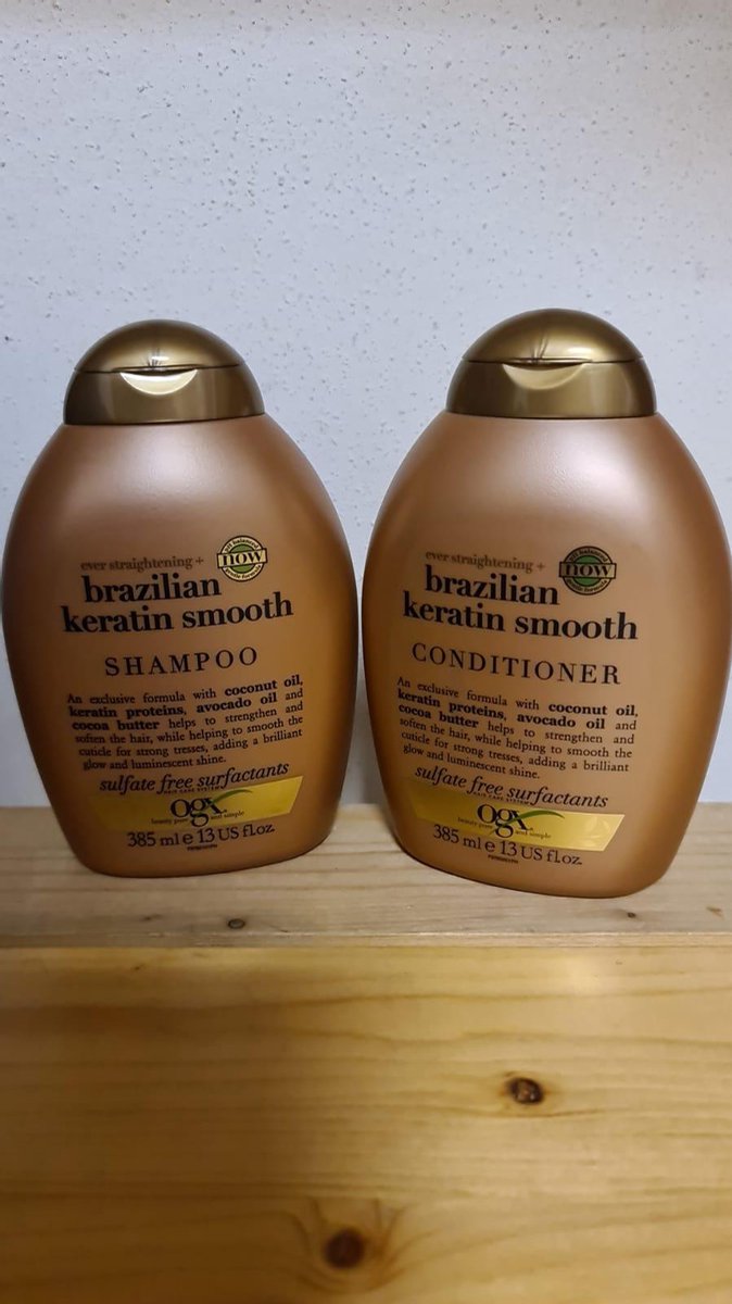 BodyBeautyCosmetics - Ogx - shampoo & conditioner -brazilian keratin smooth
