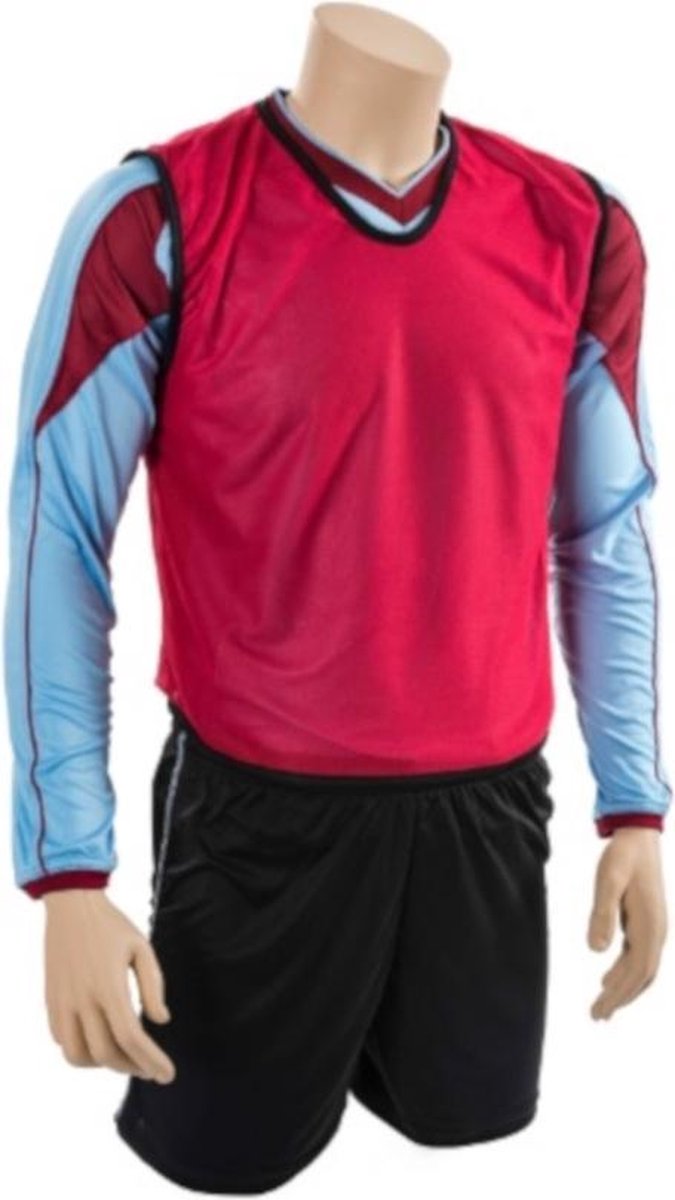 Precision Trainingshesje Bib Unisex Polyester Rood Maat S