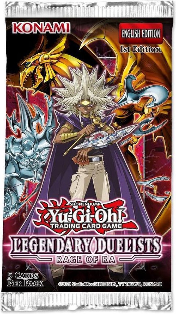 TCG Yu-Gi-Oh! Legendary Duelists Rage Of Ra Booster Pack YU-GI-OH