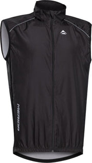 WINDVEST MOUWLOOS LIGHTWEIGHT 3 ZAKKEN ZWART M