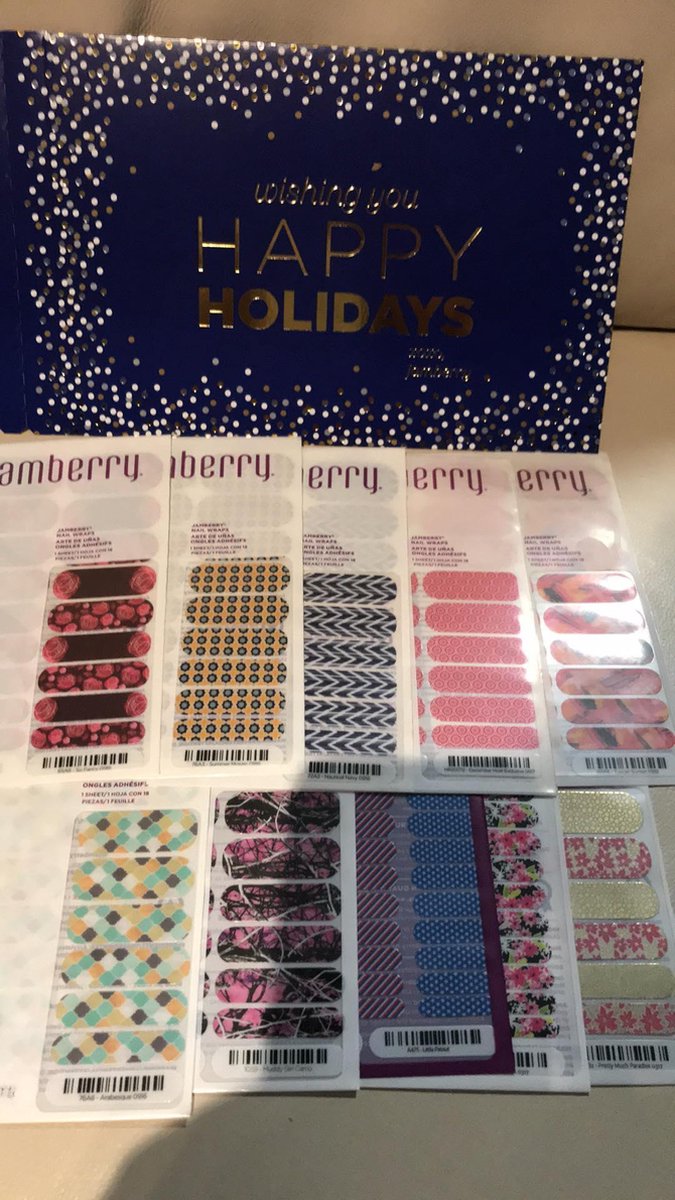 jamberry-Nagel Stickers Set - Nagel Decoratie & Versiering Folie - 10 Sticker Vellen totaal 180 stickers. (10)