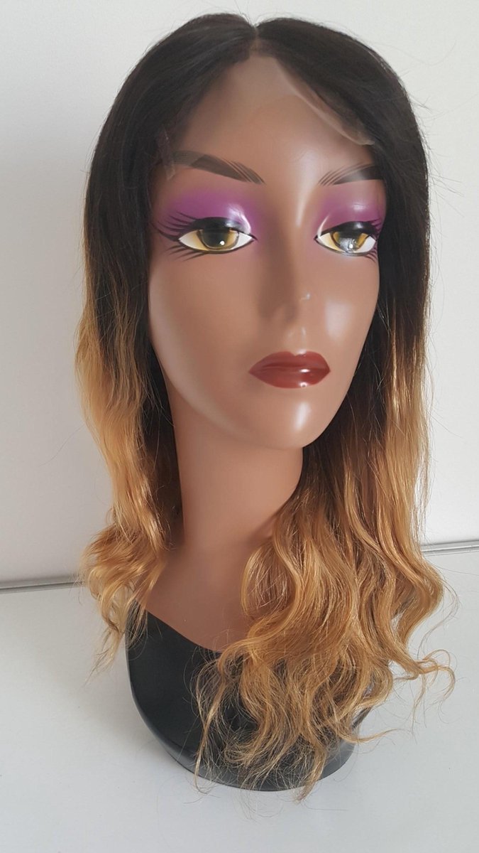 Braziliaanse Remy  haren pruik 16 inch 40