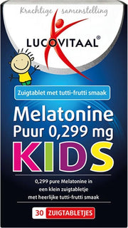 6x Lucovitaal Melatonine Puur Kids 30 zuigtabletten